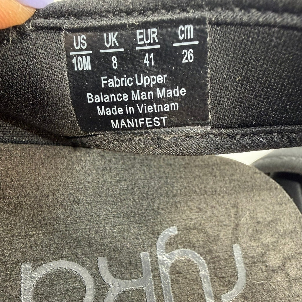 Ryka Manifest Sport Adjustable Sandals Women's US 10 Black Hook & Loop Closure