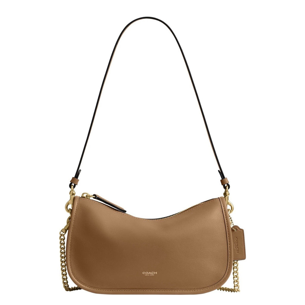 Coach Women's Waverly Bag CCC36 Honey Brown Leather Purse