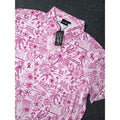Sunday Swagger Mens Golf Polo Happy Thoughts Breast Cancer Awareness Pink