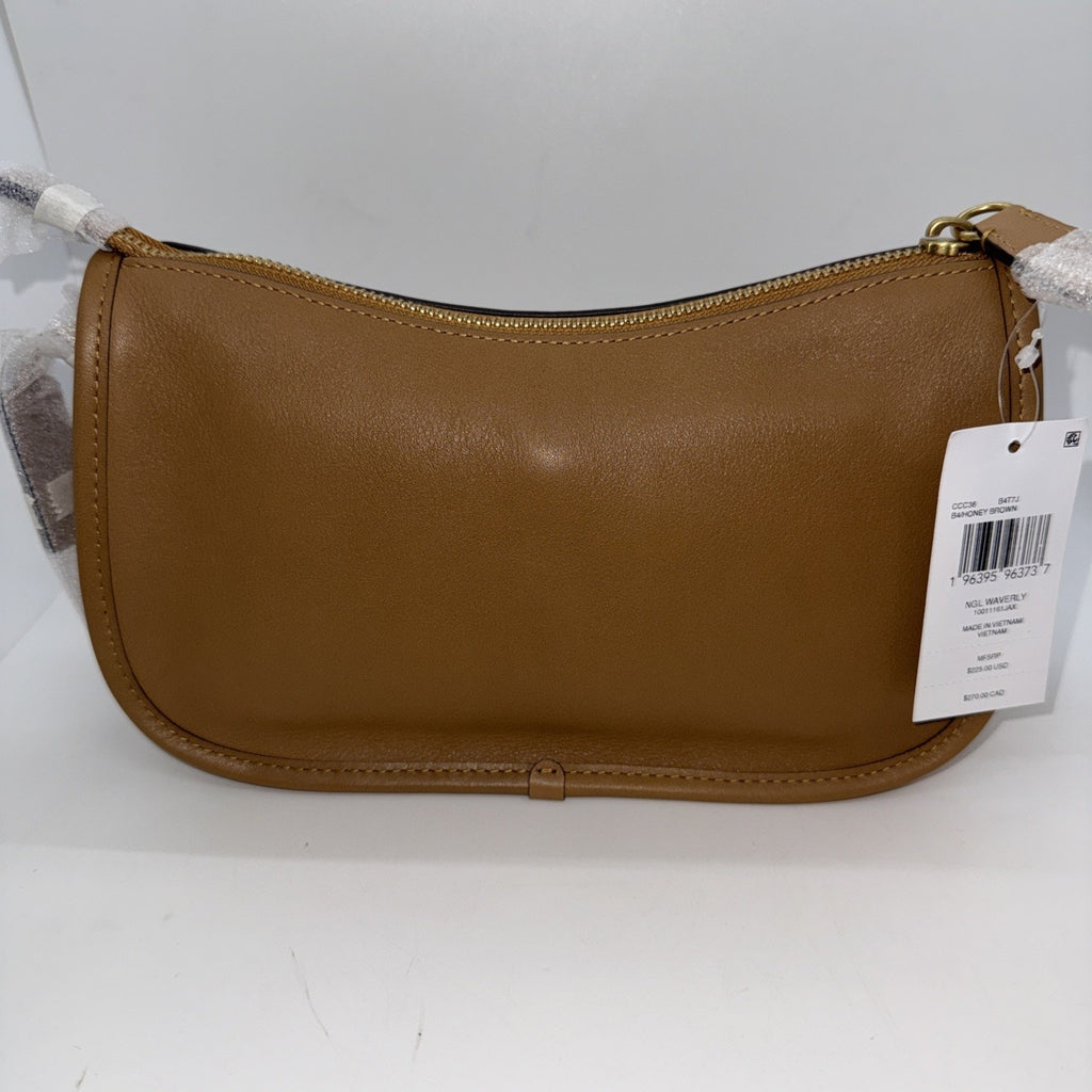 Coach Women's Waverly Bag CCC36 Honey Brown Leather Purse
