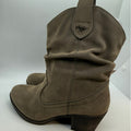 Rocket Dog Sheriff Vintage Worn PU Western Boot Women's US 8 Brown Pull On