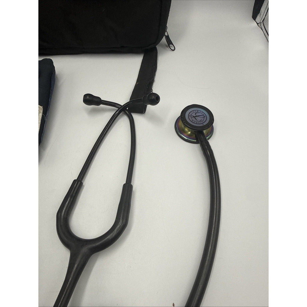3M Littmann Classic III 27" Monitoring Stethoscope Black Multi Color With Kit