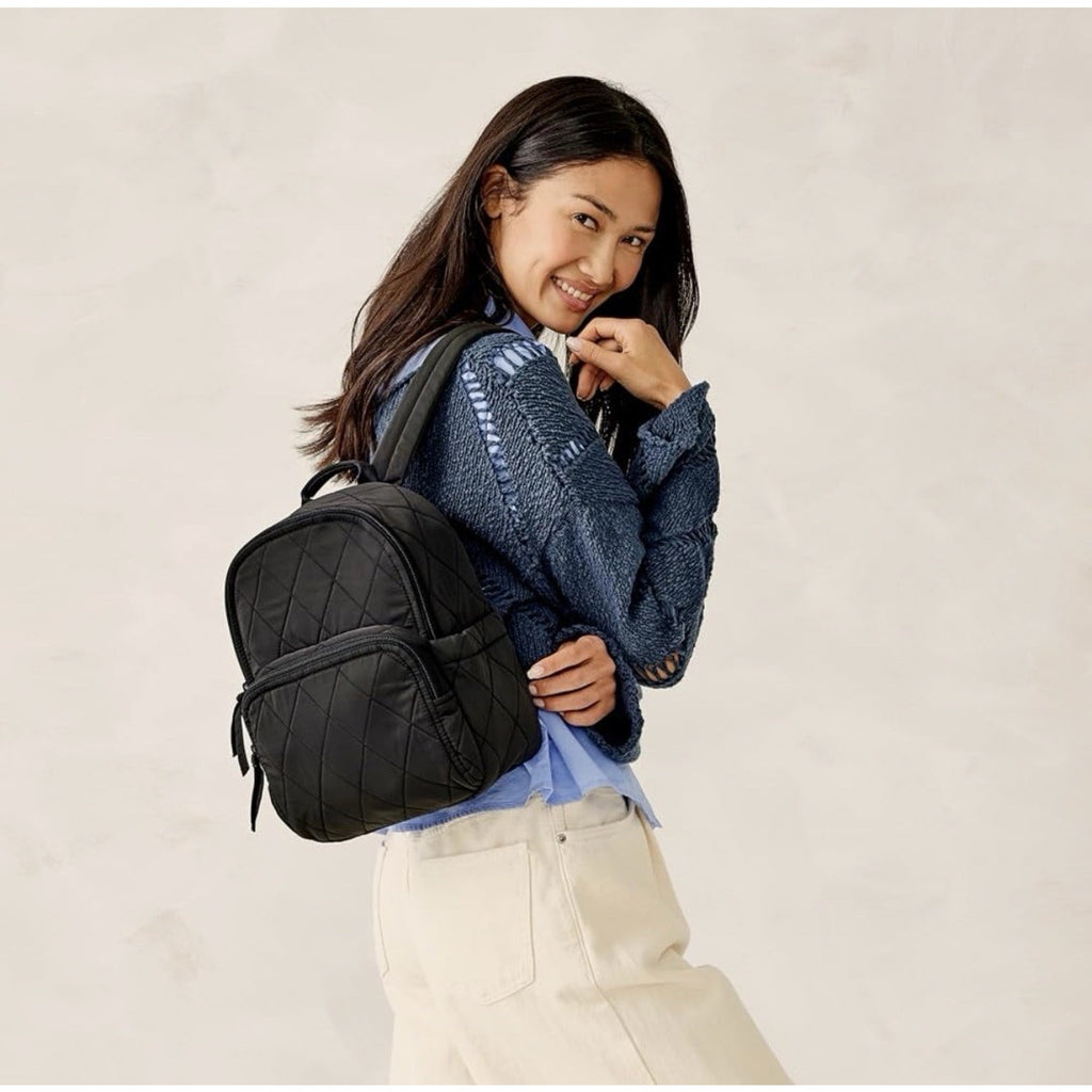 Vera Bradley Women's Performance Twill Small Banbury Backpack, Moonless Night