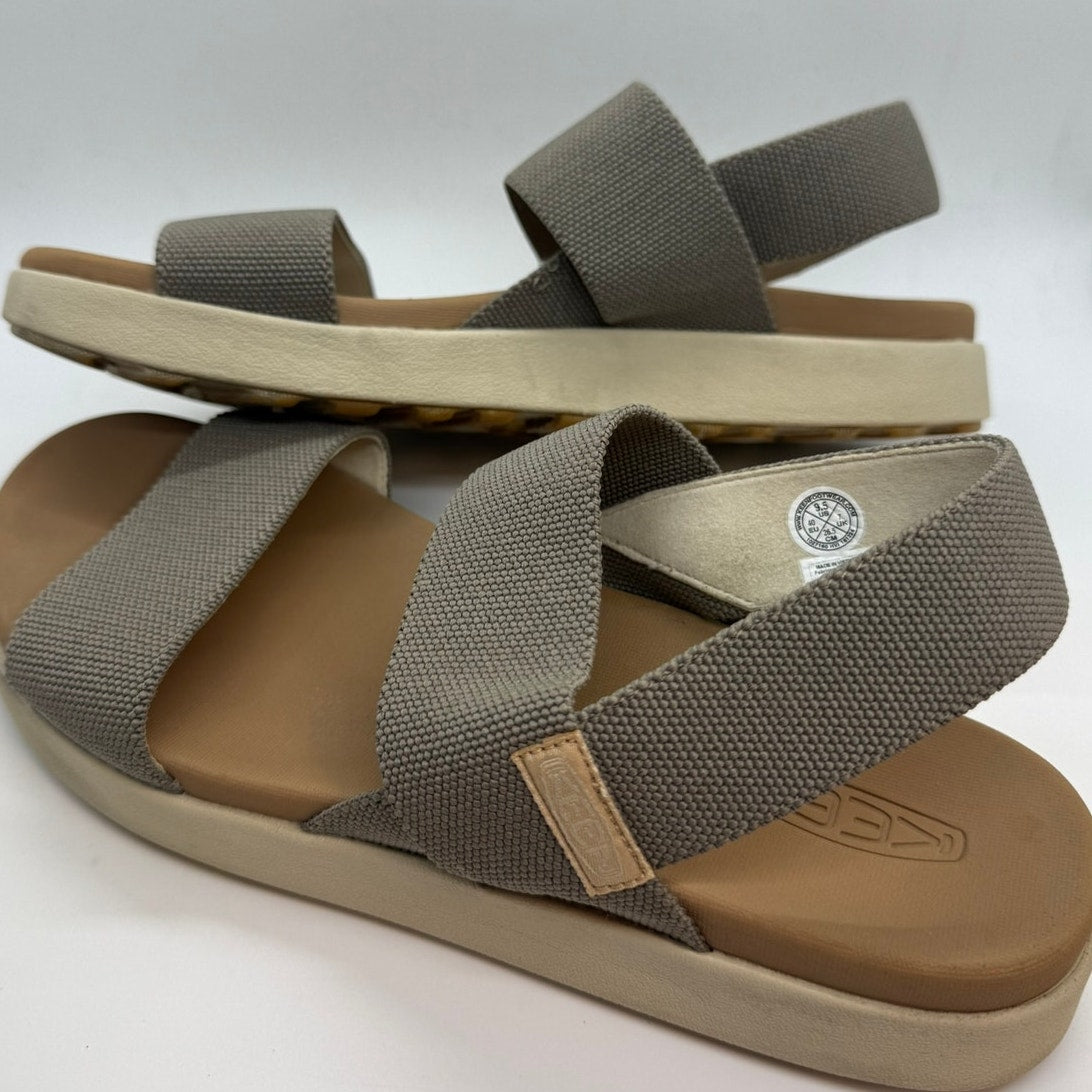 KEEN Elle Backstrap Sandals Women's US 9.5 Brindle/Birch Stretch Strappy