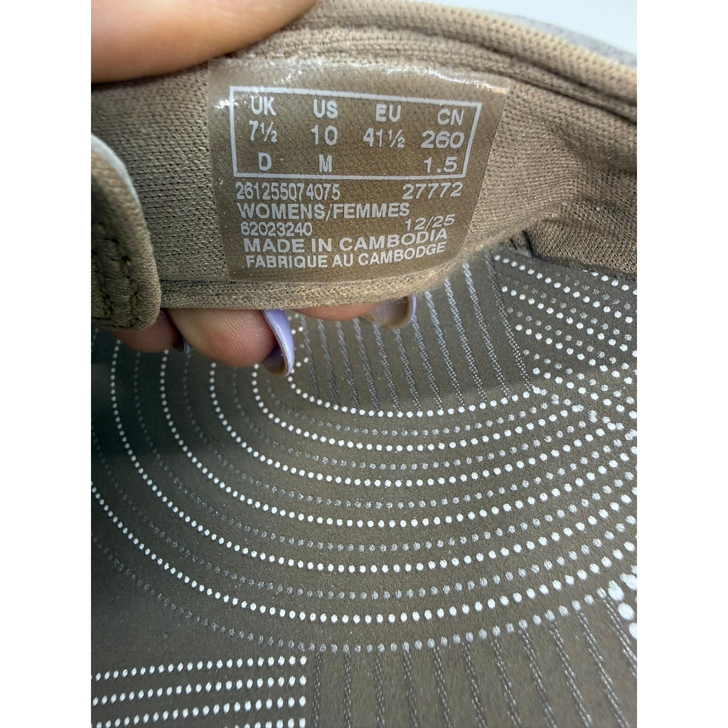 Clarks Breeze Sea Taupe Comfort Thong Sandals Women's US 10 Taupe Slip On