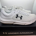 Under Armour UA Charged Assert 10 Sneaker Men's US 14 White Lace-Up 3026175-104