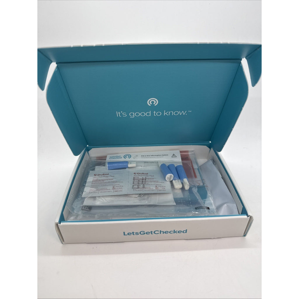 Lets Get Checked Kidney Check At Home Kidney Function Blood Test Kit Exp 5/2029