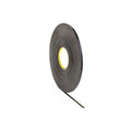 3M Double Coated Polyethylene Foam Tape 4462B, Black, 3/4”in x 72 yd Single Roll