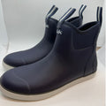 HUK Rogue High Wave Deck Boots Men's US 10 Navy Non Slip Round Toe Pull-On
