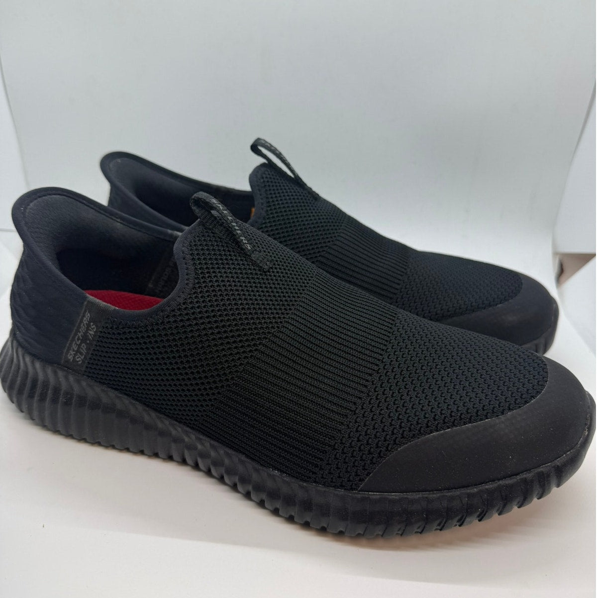 Skechers Work Cessnock Rylind Slip-Ins Shoes Women's US 10 Black 108127W