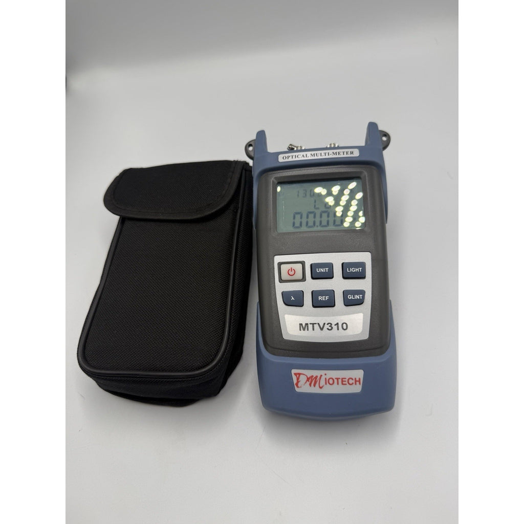 Blue Red Electric Circuit Testing Device Accurate Portable Fiber Optic Meter
