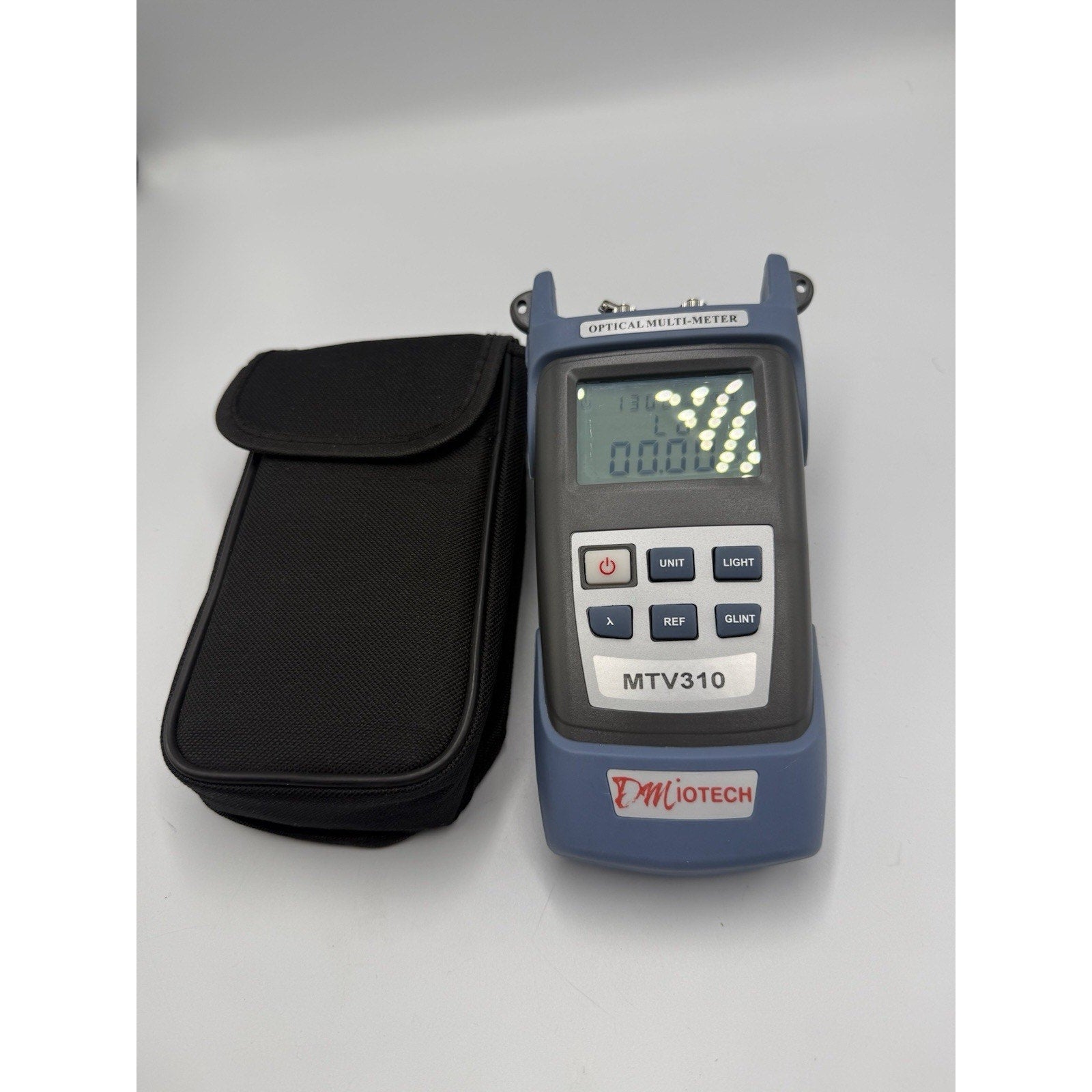 Blue Red Electric Circuit Testing Device Accurate Portable Fiber Optic Meter