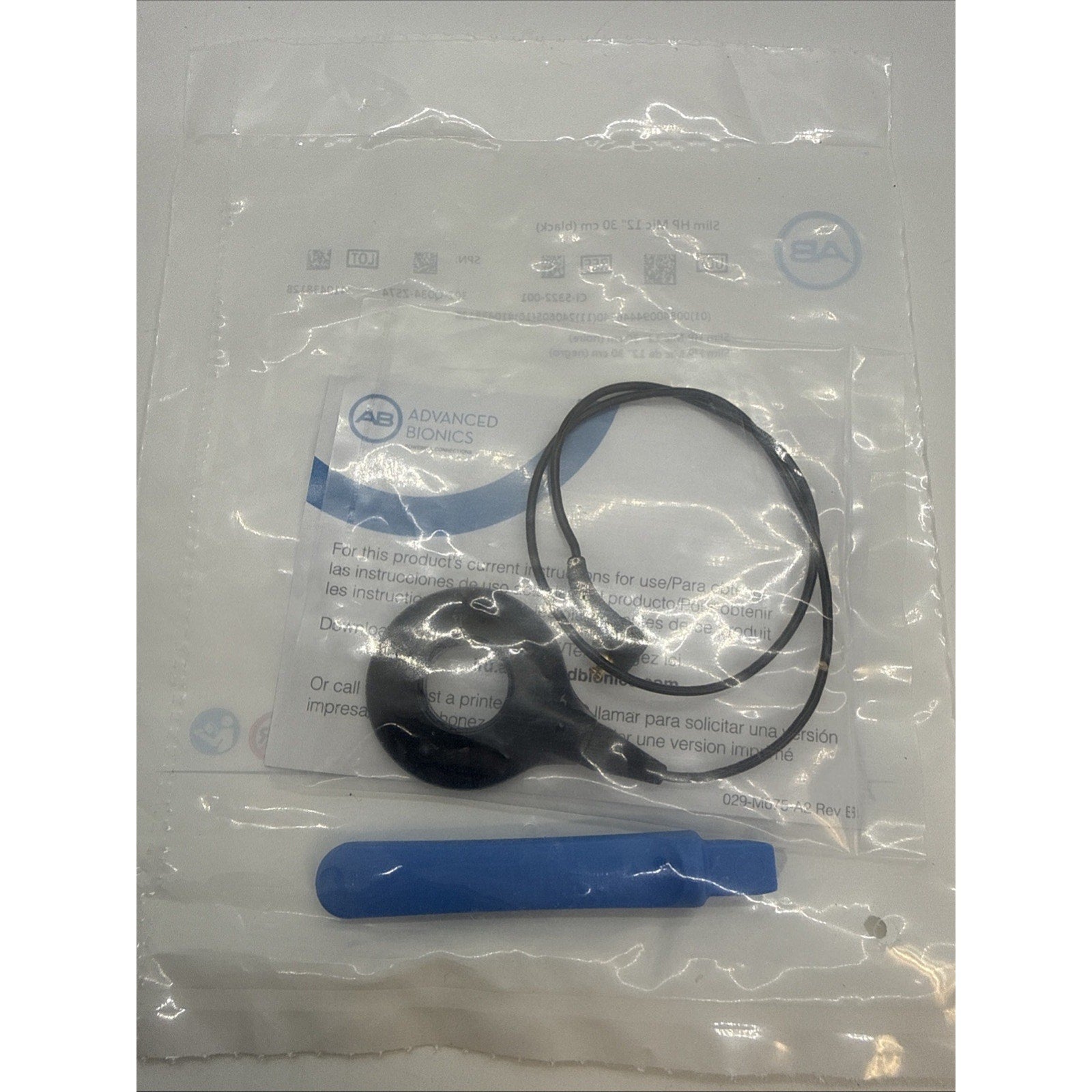 Advanced Bionics Slim HP Mic 12” 30ck Black CI-5322-001 SEALED NEW