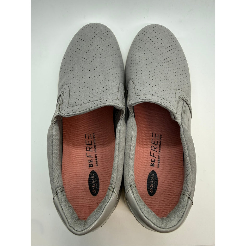 Dr. Scholl's Madison Slip On Sneaker Women's US 8W Gray Perforated Upper