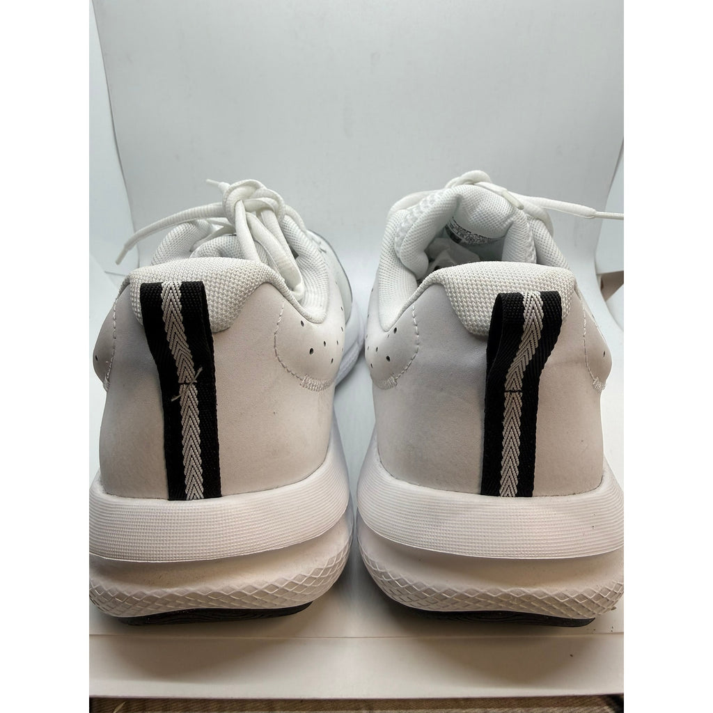Under Armour UA Charged Assert 10 Sneaker Men's US 14 White Lace-Up 3026175-104