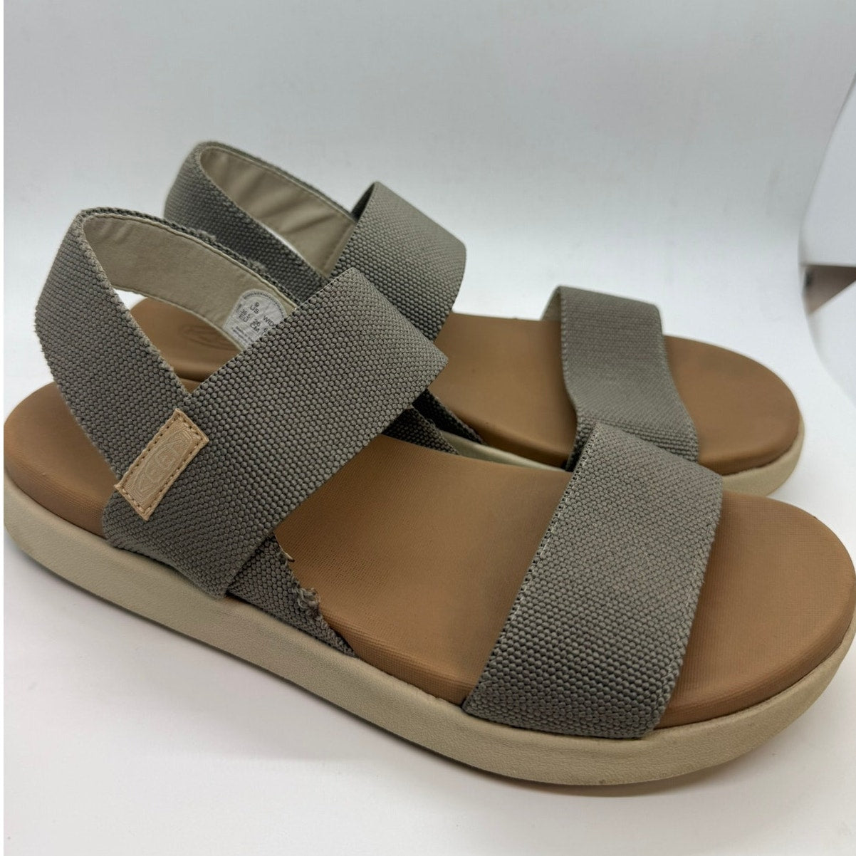 KEEN Elle Backstrap Sandals Women's US 9 Wide Brindle/Birch Mesh Stretchy