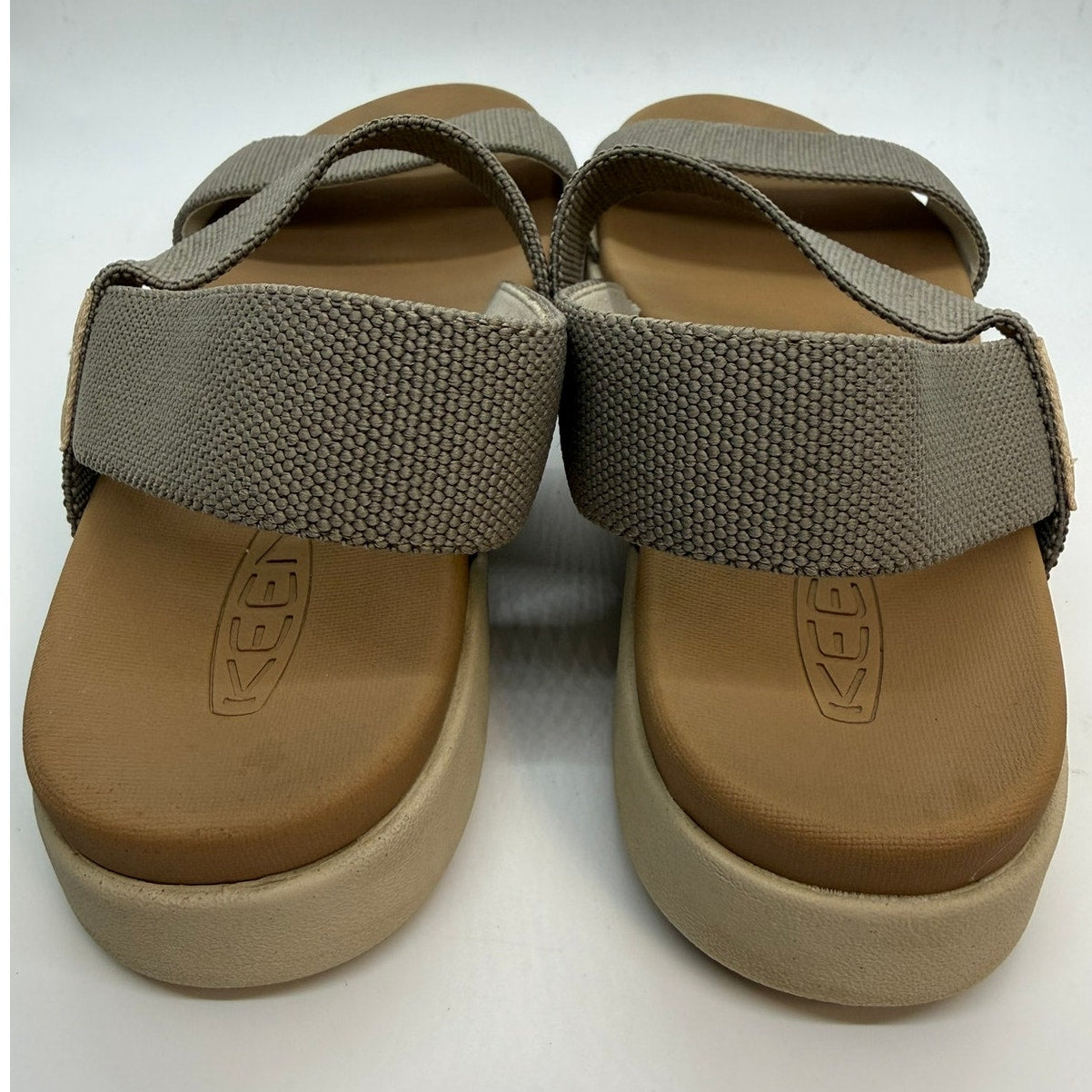 KEEN Elle Backstrap Sandals Women's US 9.5 Brindle/Birch Stretch Strappy