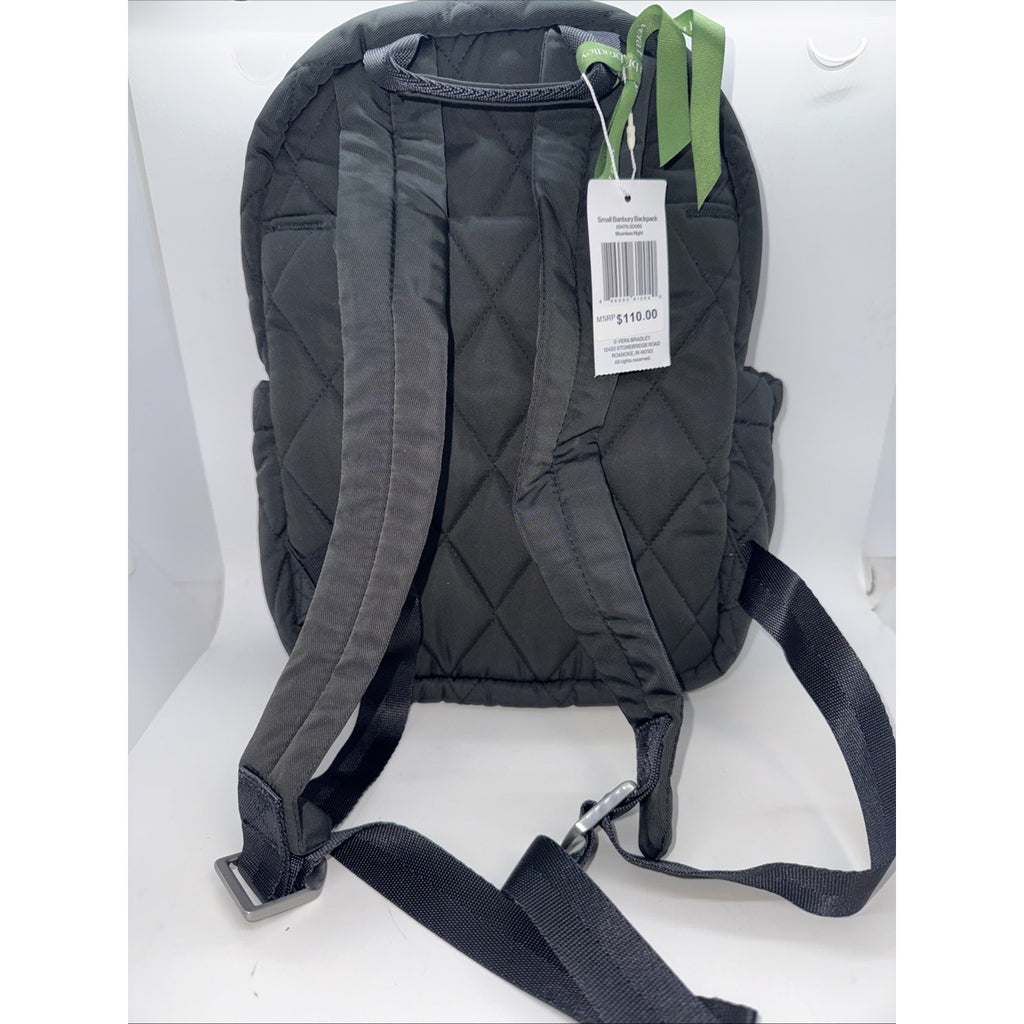 Vera Bradley Women's Performance Twill Small Banbury Backpack, Moonless Night