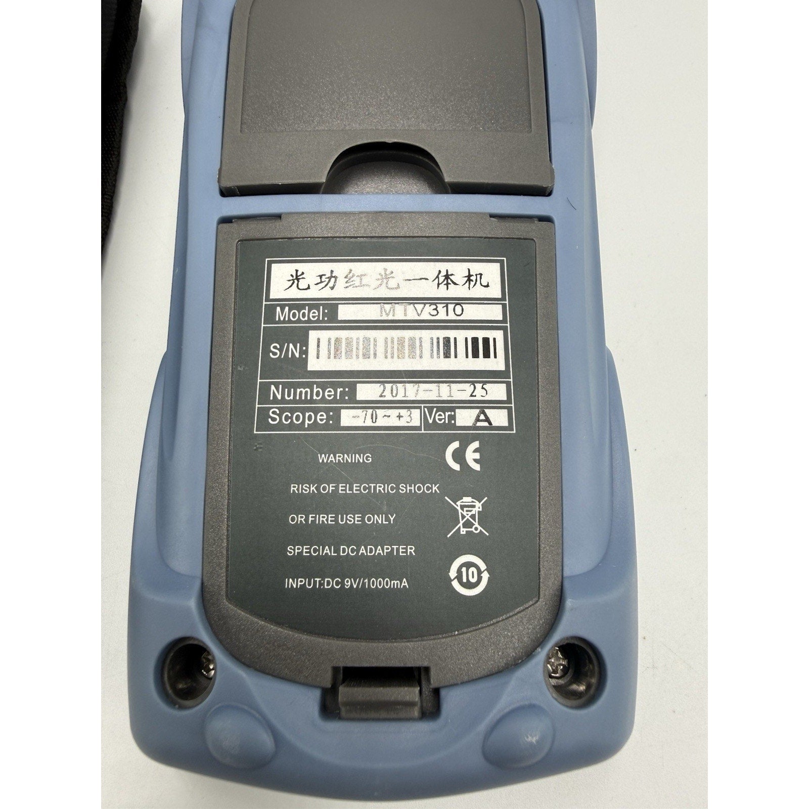 Blue Red Electric Circuit Testing Device Accurate Portable Fiber Optic Meter