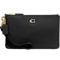 COACH Essential Small Wristlet CH818 Black Leather NWT