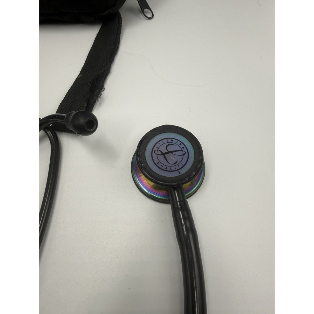 3M Littmann Classic III 27" Monitoring Stethoscope Black Multi Color With Kit