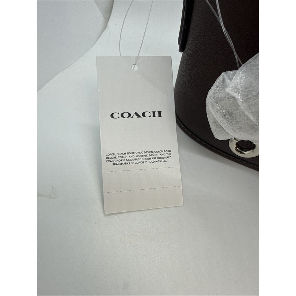 COACH GLV LTH Trail Bag Maple/Silver CBG93 Crossbody & Shoulder Bag