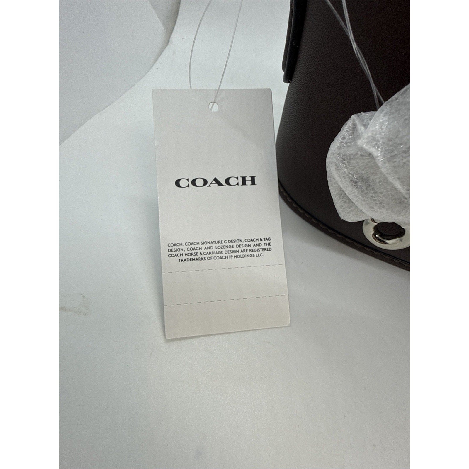 COACH GLV LTH Trail Bag Maple/Silver CBG93 Crossbody & Shoulder Bag