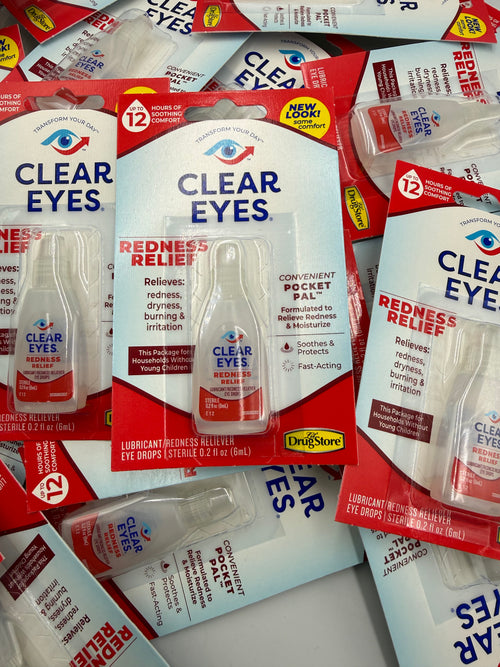 Bulk Lot Of 0.2 oz Clear Eyes Eye Drops - 240ct