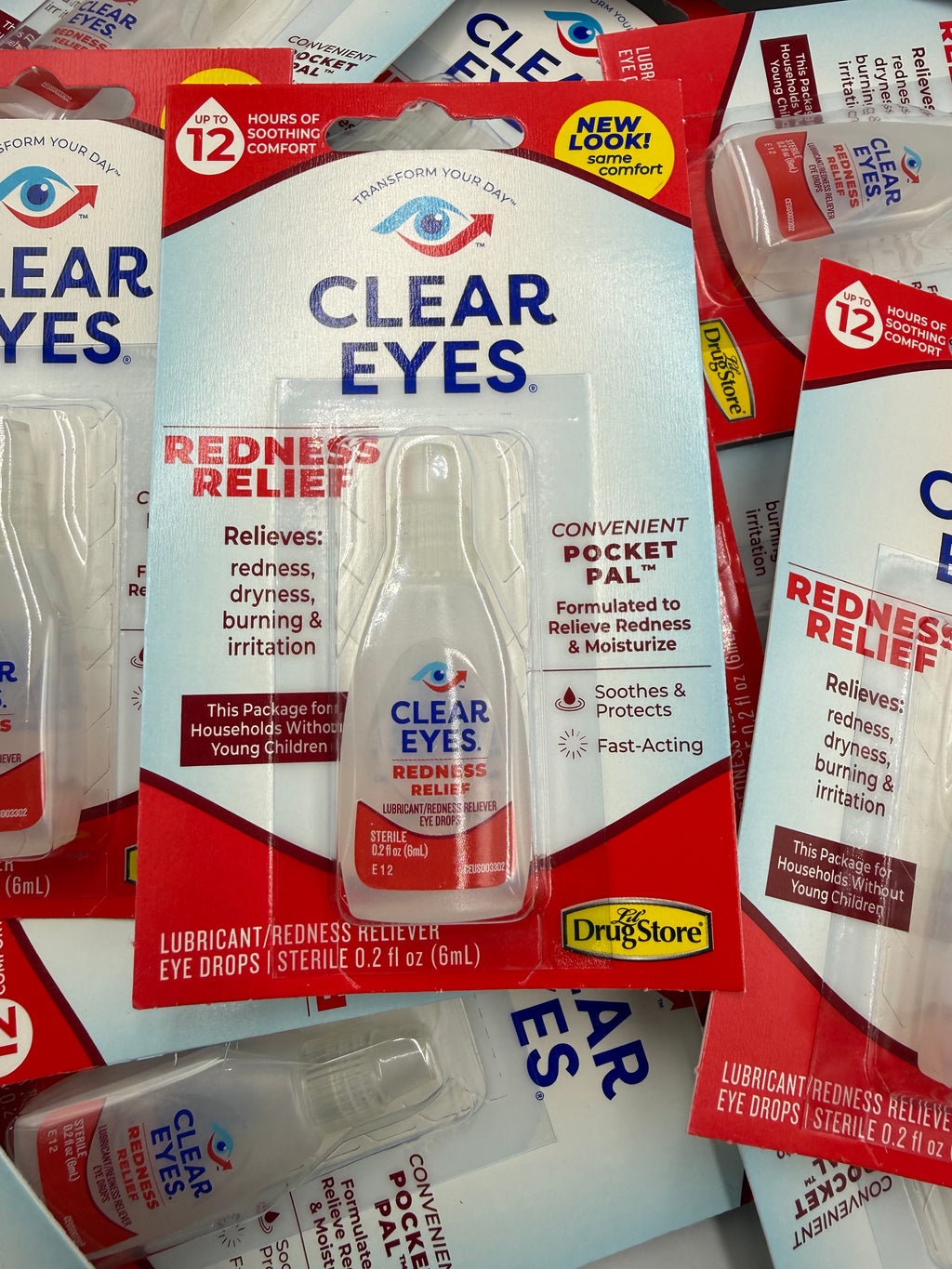 Bulk Lot Of 0.2 oz Clear Eyes Eye Drops - 240ct