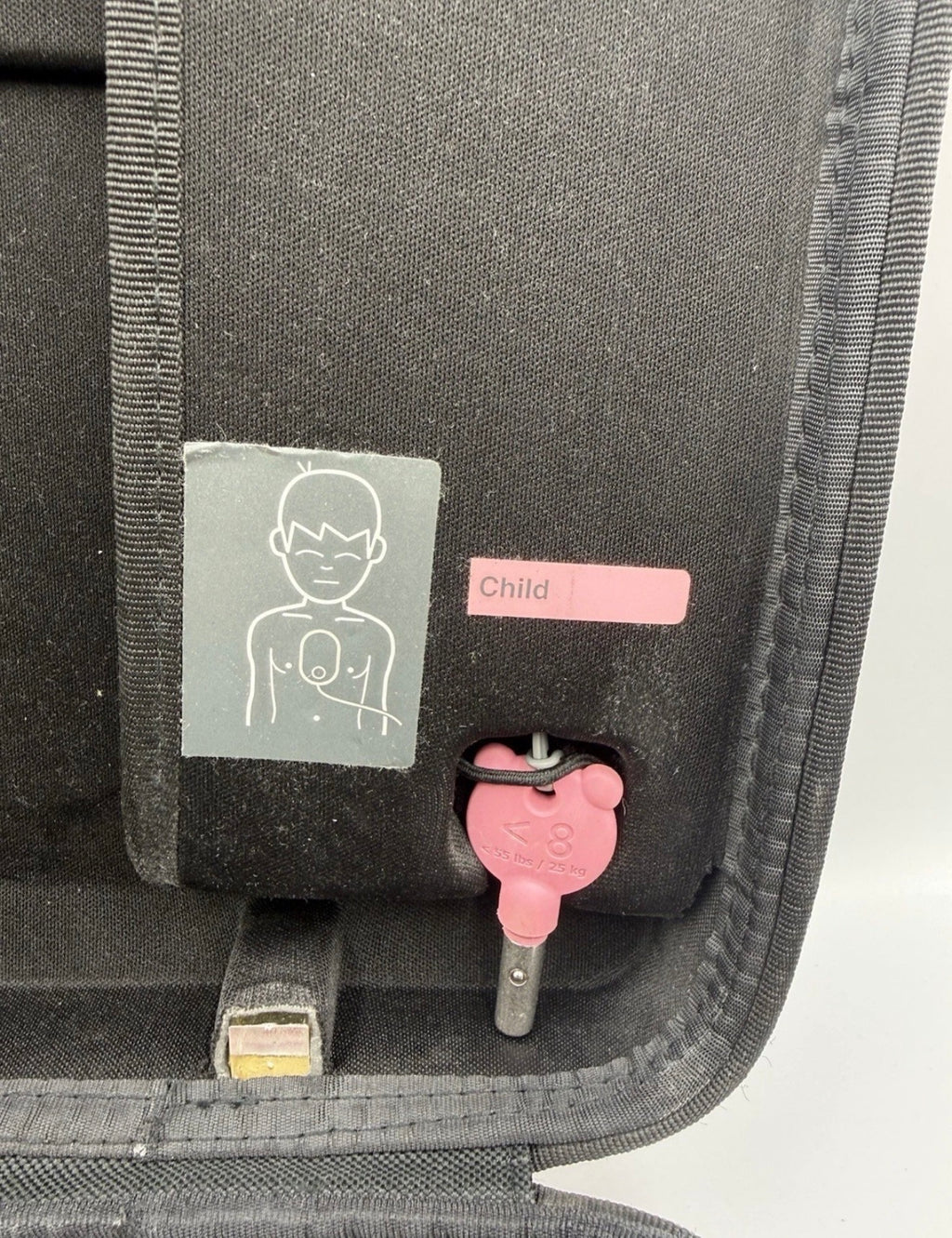 Philips HeartStart FR3 AED Core Unit w/ Case & Pediatric Key NO Battery NO Pads