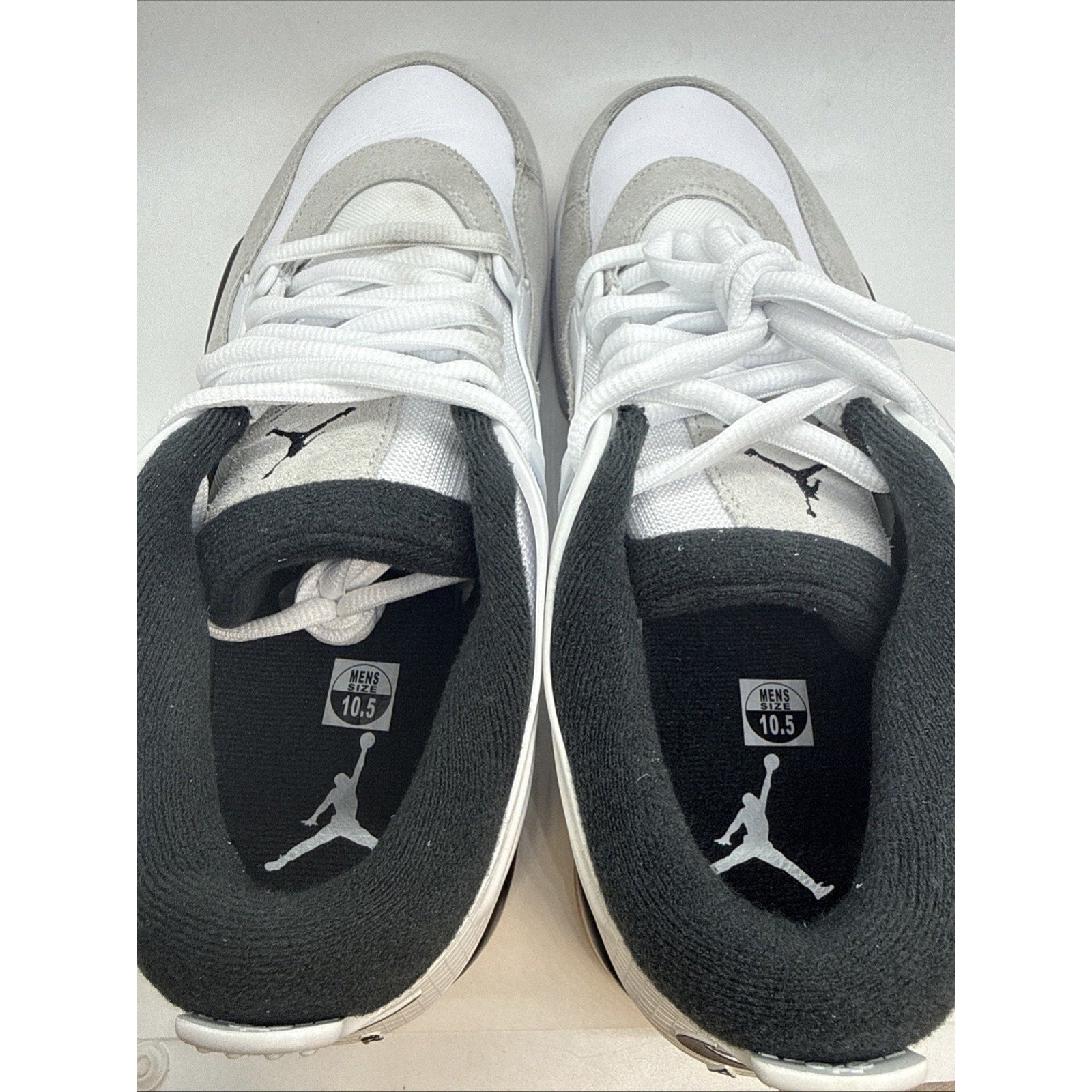Nike Air Jordan 4 RM White Black Neutral Gray FQ7939-110 Men's Size 10.5