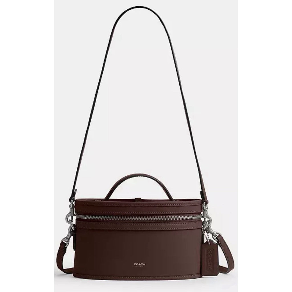COACH GLV LTH Trail Bag Maple/Silver CBG93 Crossbody & Shoulder Bag