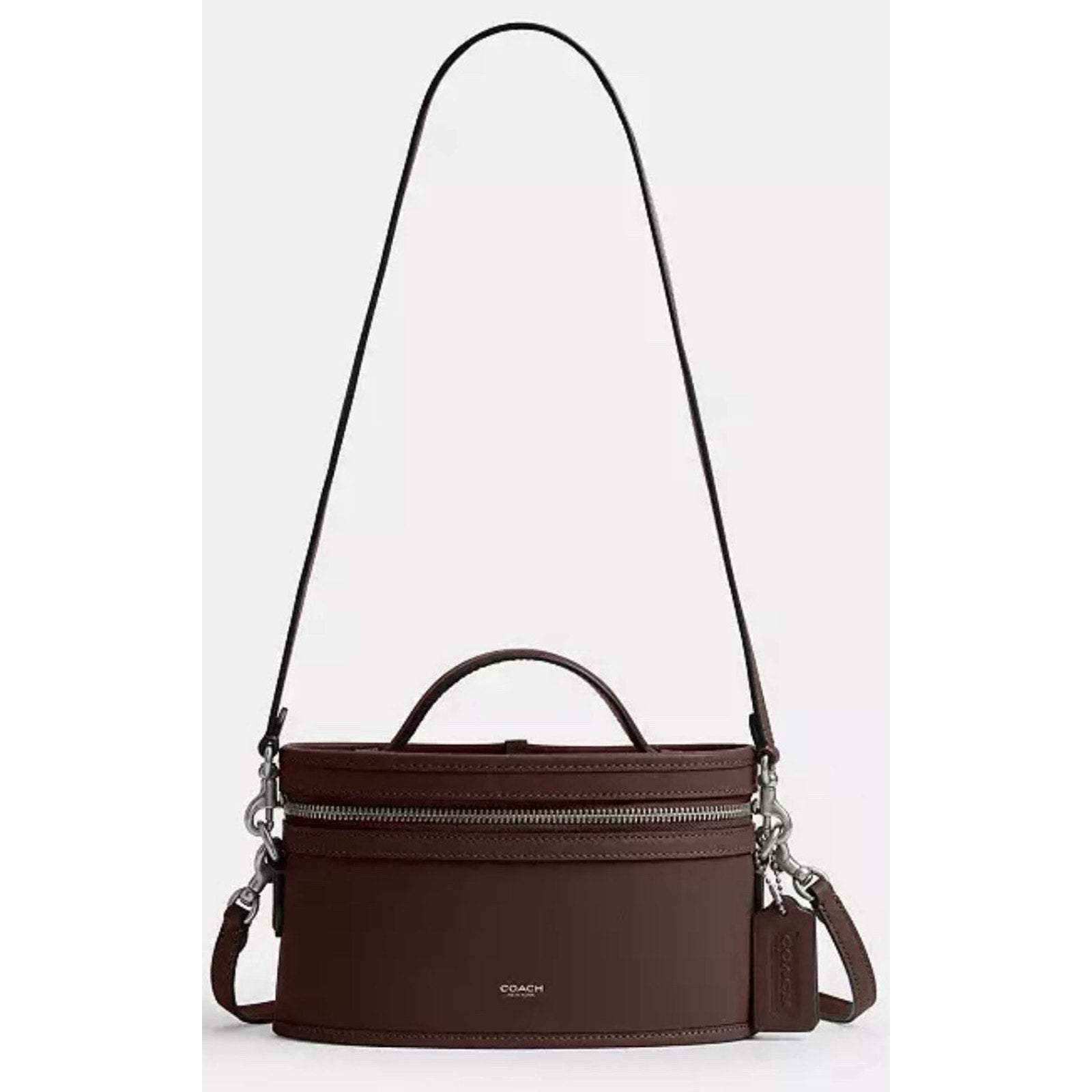 COACH GLV LTH Trail Bag Maple/Silver CBG93 Crossbody & Shoulder Bag