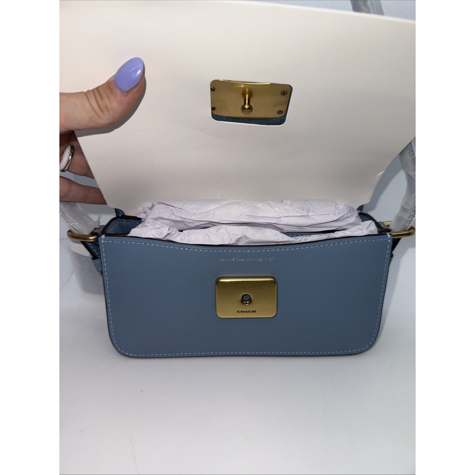 Coach Women's Zoe Shoulder Bag CAM18 Bluebell