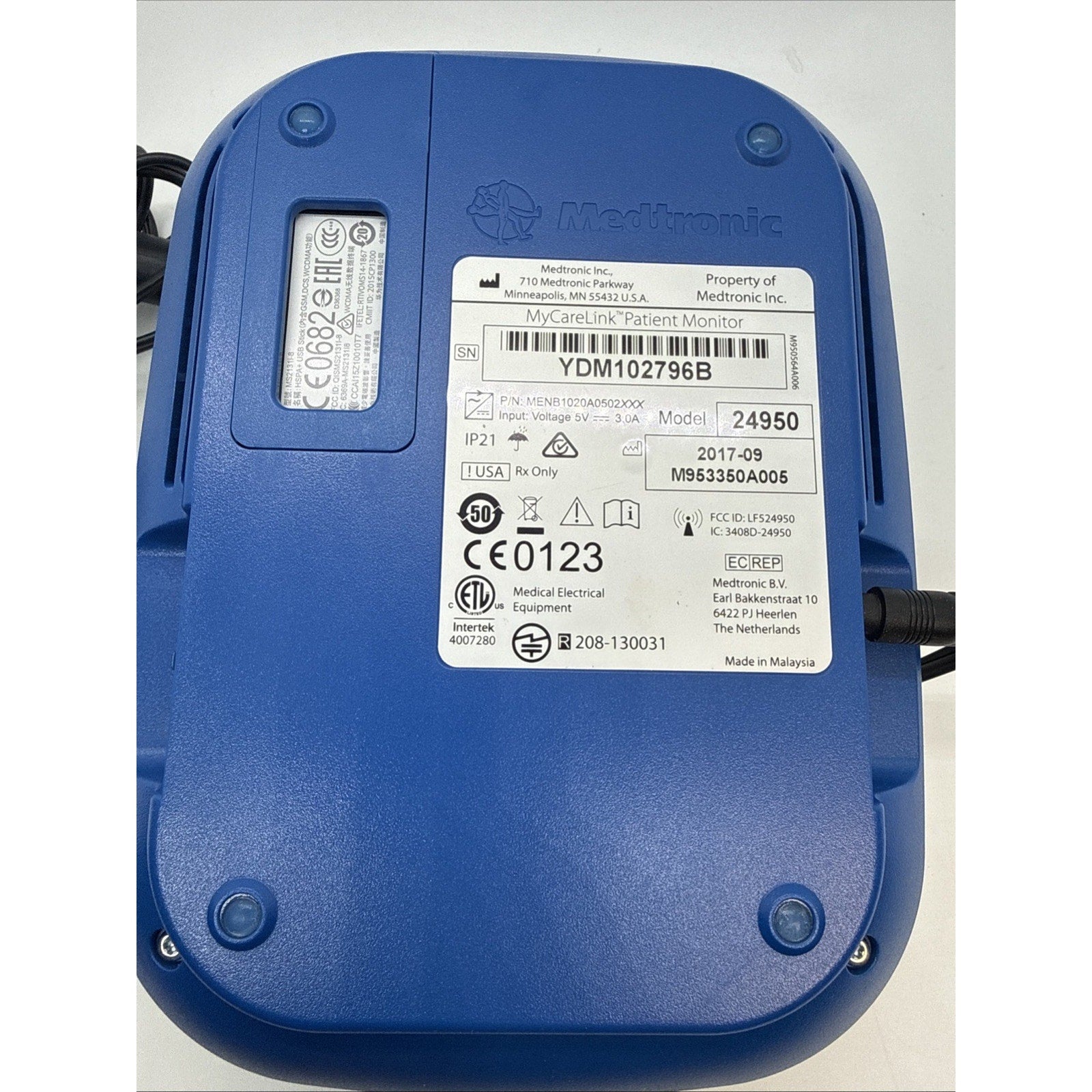 Medtronic "MyCareLink" 24950 Patient Heart Device Monitor
