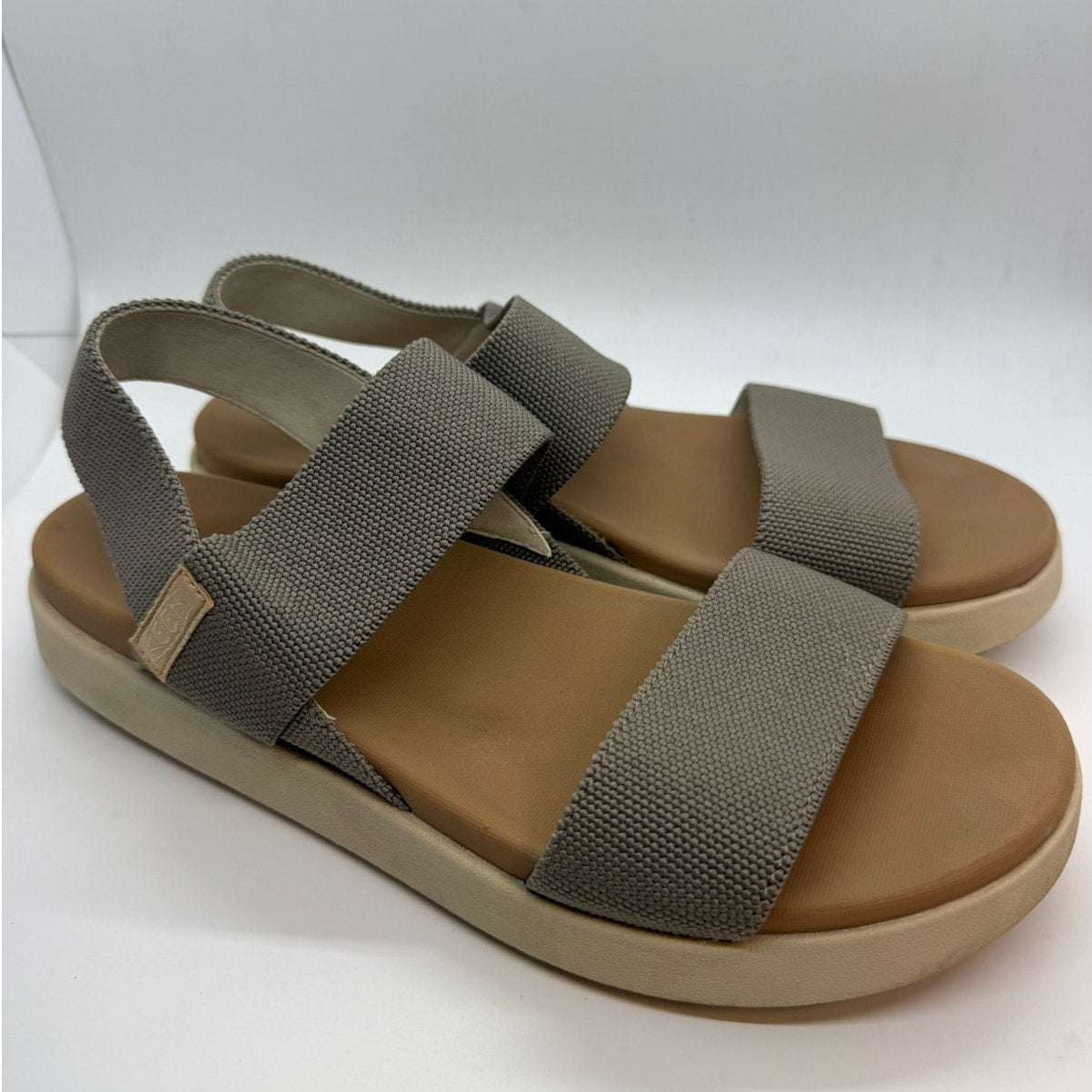 KEEN Elle Backstrap Sandals Women's US 9.5 Brindle/Birch Stretch Strappy
