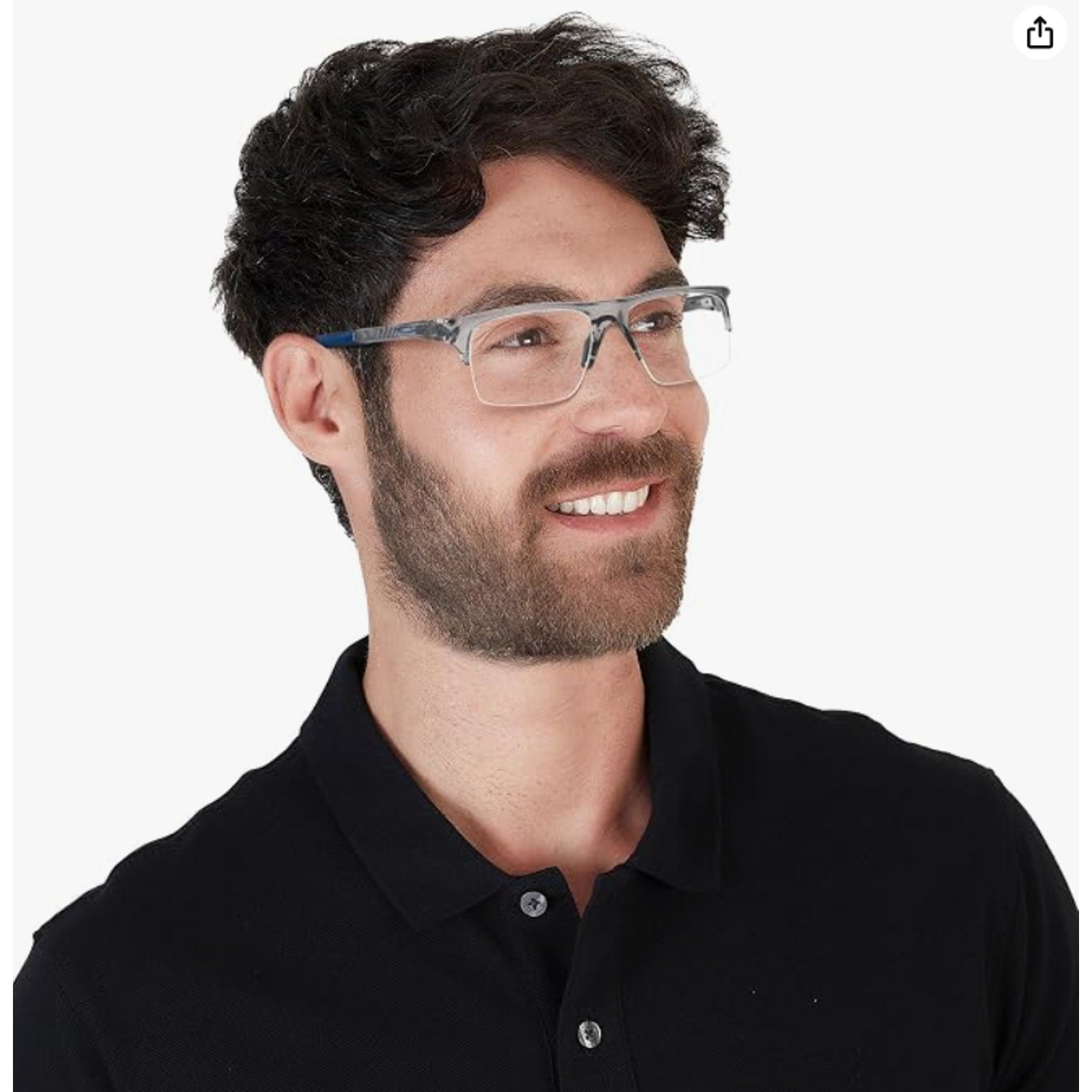 Oakley Men's Ox8061 Plazlink Rectangular Eyewear Frames DEMO Lens