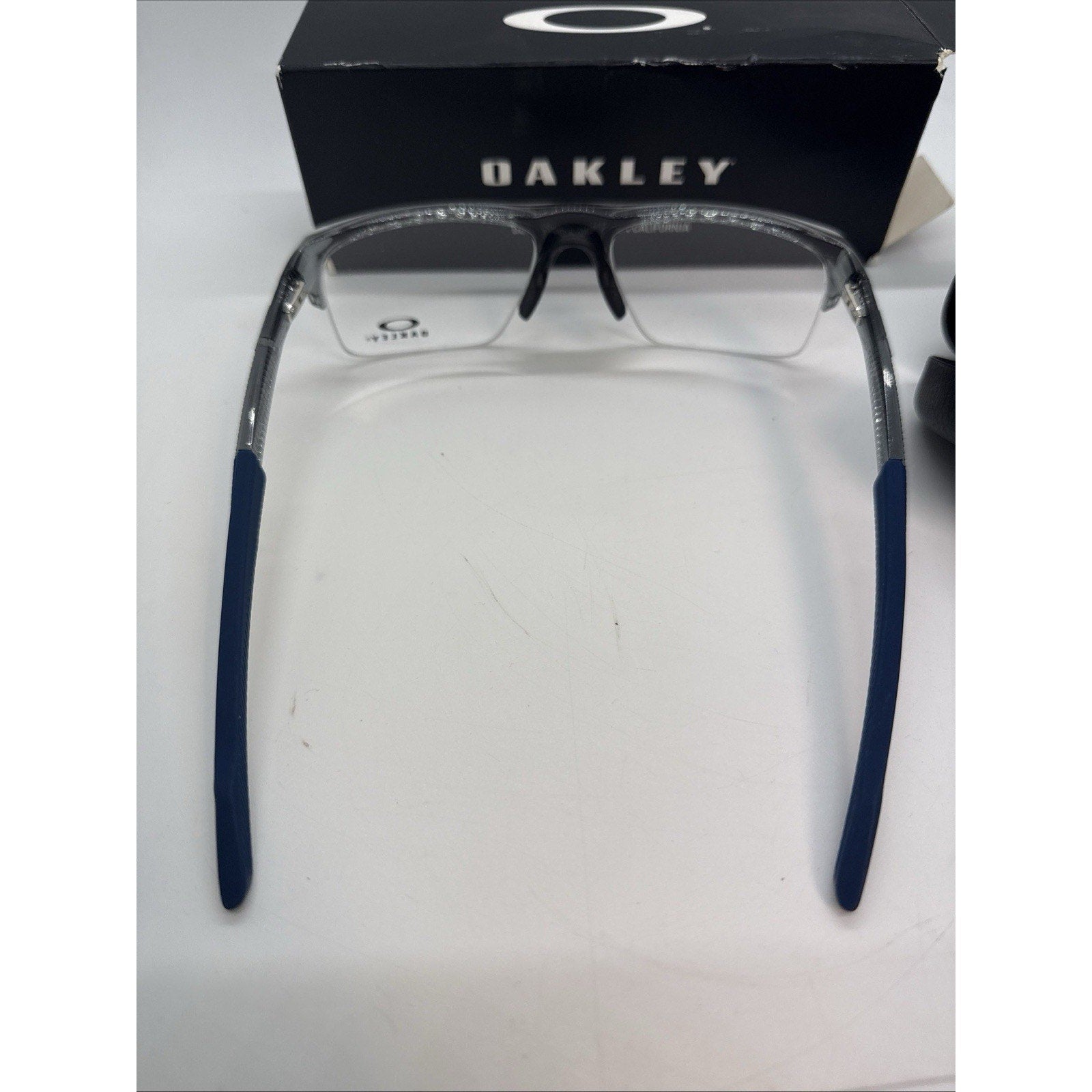 Oakley Men's Ox8061 Plazlink Rectangular Eyewear Frames DEMO Lens