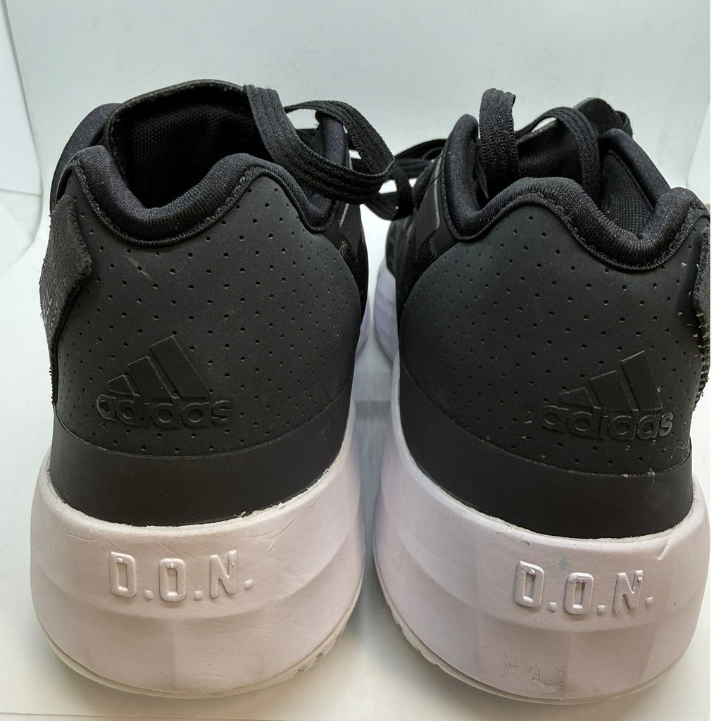 Adidas D.O.N. Issue #4 Running Sneaker Mens US 9 1/2 Black Carbon Lace-Up GY6505