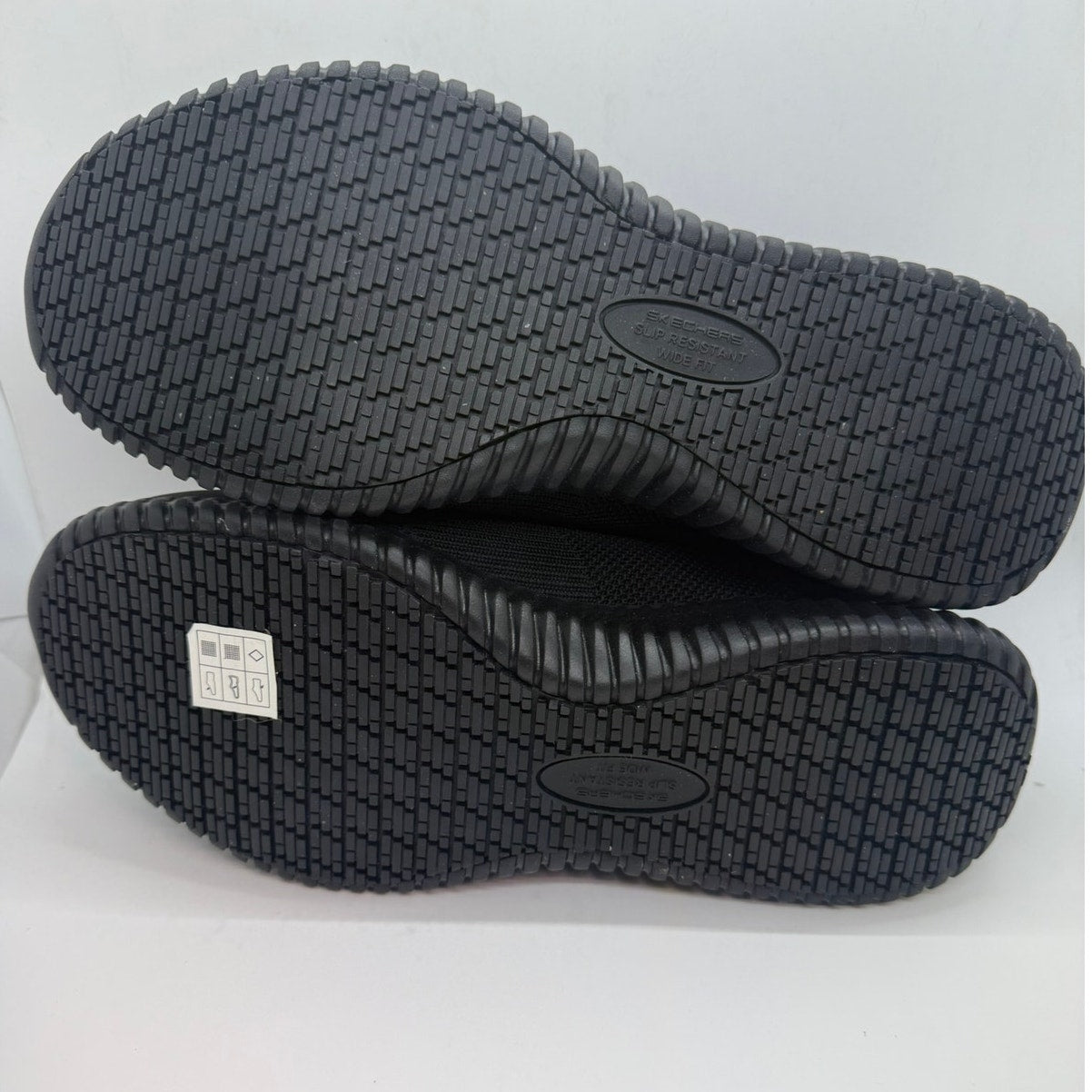 Skechers Work Cessnock Rylind Slip-Ins Shoes Women's US 10 Black 108127W