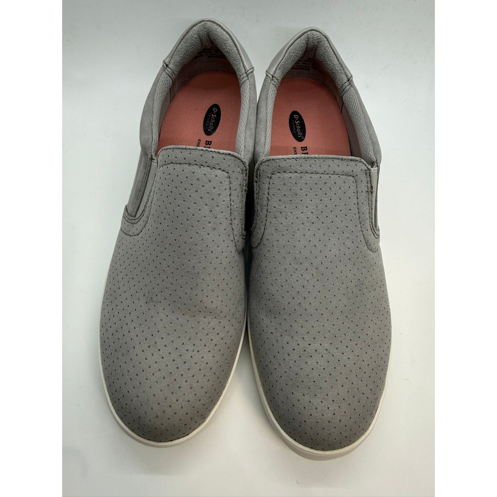 Dr. Scholl's Madison Slip On Sneaker Women's US 8W Gray Perforated Upper