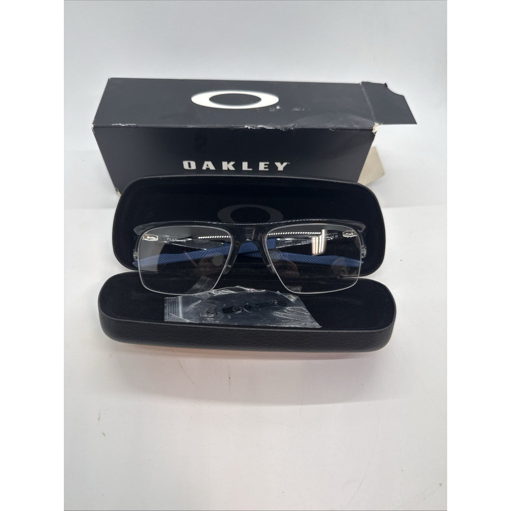 Oakley Men's Ox8061 Plazlink Rectangular Eyewear Frames DEMO Lens