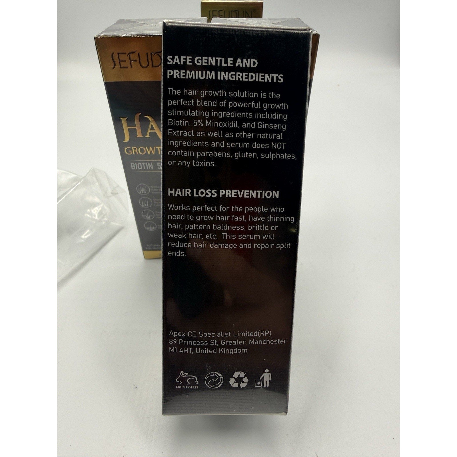 SEDUDUN Hair Growth Serum - Promote Hair Growth & Thickness EXP 05/27 - 4 Pack