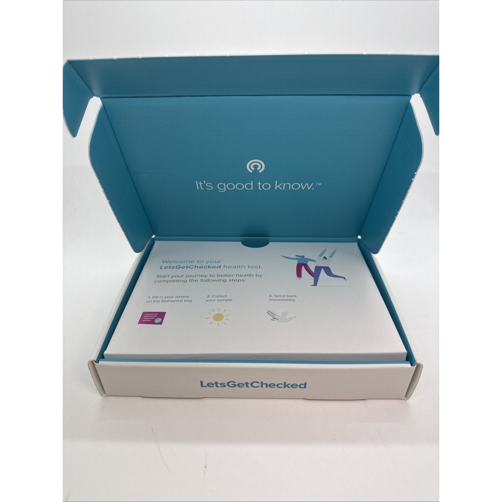 Lets Get Checked Urine Albumin Creatine Ratio At Home Test Kit Exp 12/2029