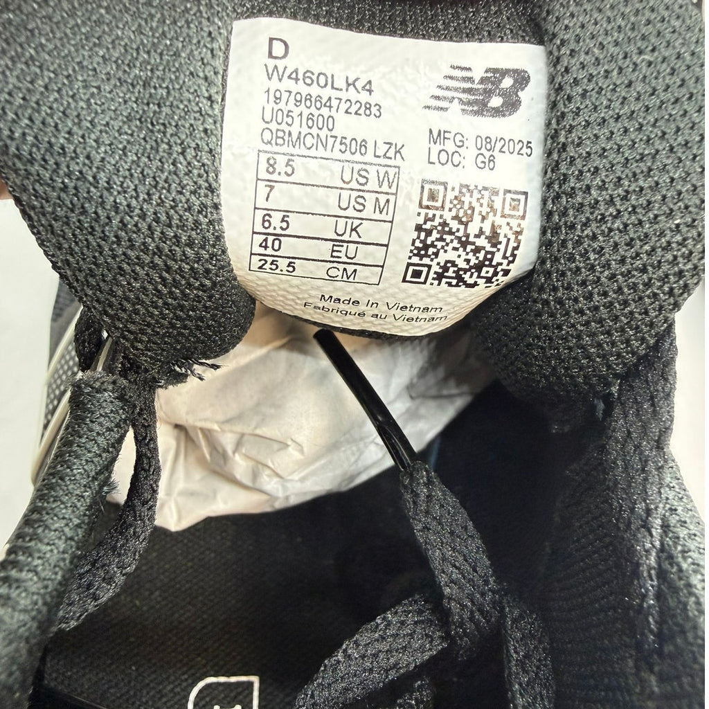 New Balance de Dama - 460 Running Sneaker Women's US 8.5 Black Lace-Up W460LK4