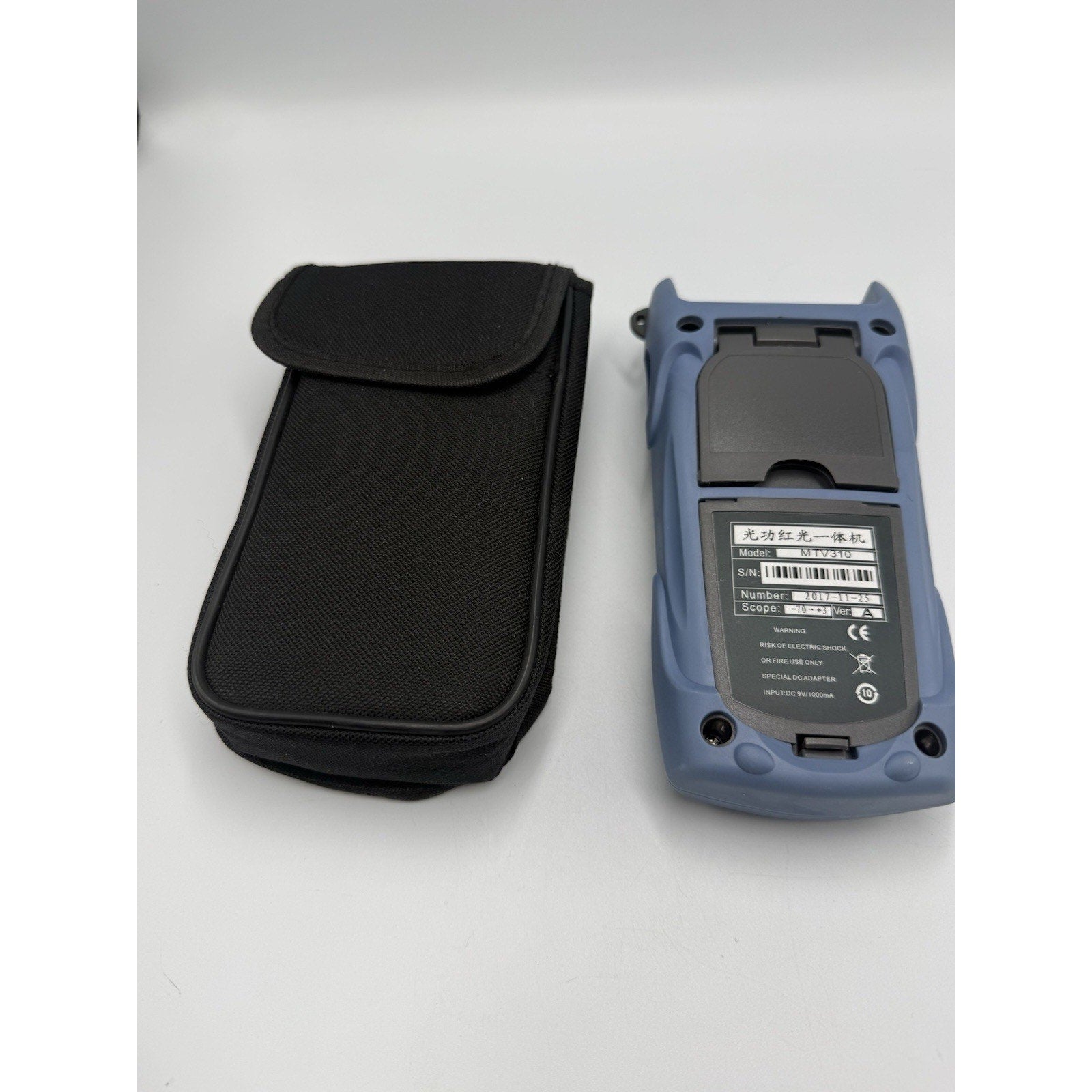 Blue Red Electric Circuit Testing Device Accurate Portable Fiber Optic Meter