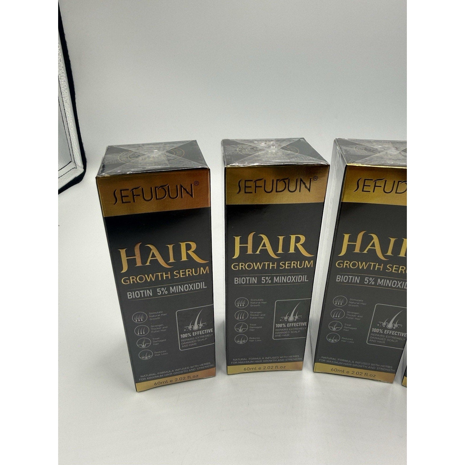 SEDUDUN Hair Growth Serum - Promote Hair Growth & Thickness EXP 05/27 - 4 Pack