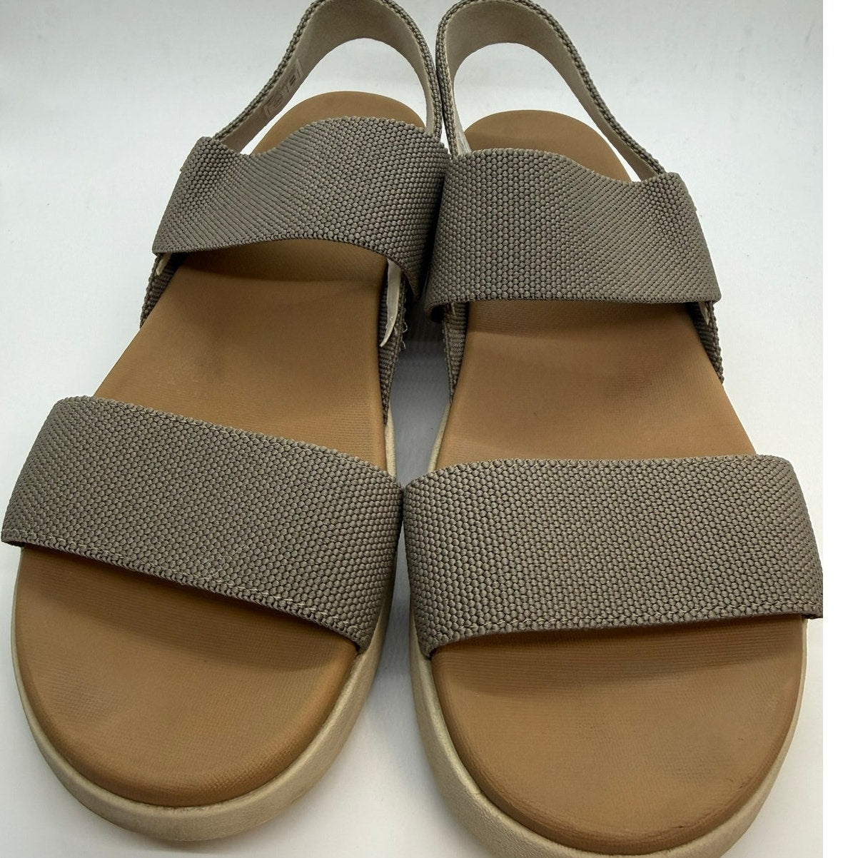 KEEN Elle Backstrap Sandals Women's US 9.5 Brindle/Birch Stretch Strappy