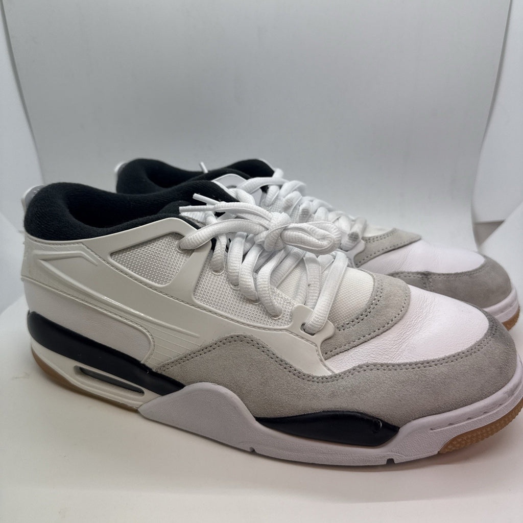 Nike Air Jordan 4 RM White Black Neutral Gray FQ7939-110 Men's Size 10.5