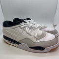 Nike Air Jordan 4 RM White Black Neutral Gray FQ7939-110 Men's Size 10.5